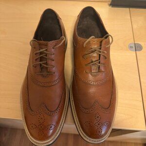 Cole Haan Grand OS Morris  Men's Size 10.5  Oxford Wingtip Brown